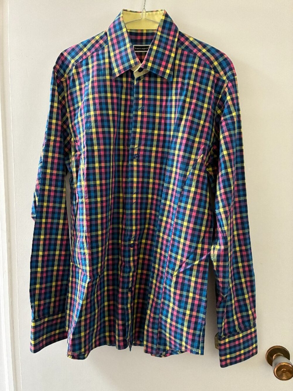 Shirt. NEW. Sz. 16. FRANCO NEGRETTI 100% cotton.